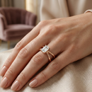 Criss-Cross Ring - Emerald 0.5ct