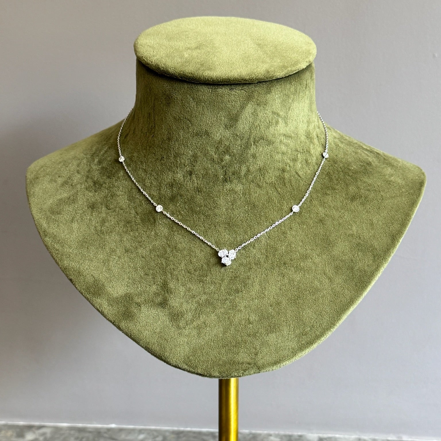 Triple oval necklace
