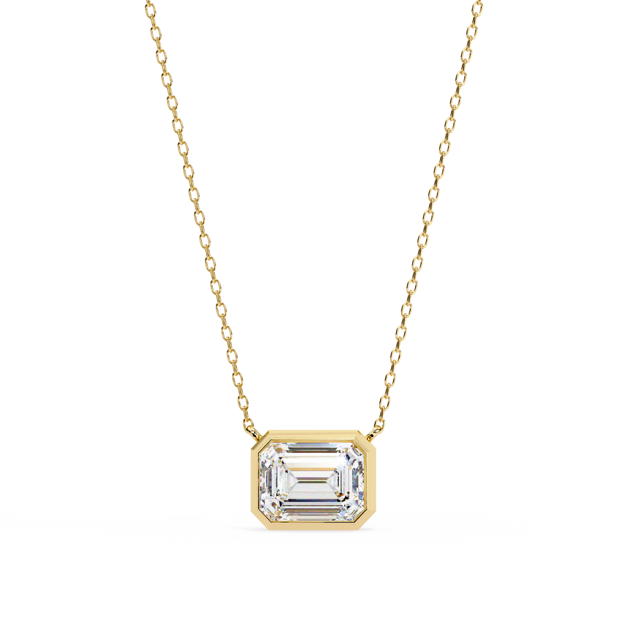 Bezel Emerald - 0.8 ct emerald