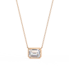 Bezel Emerald - 0.8 ct emerald