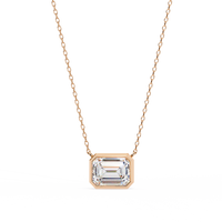 Bezel Emerald - 0.8 ct emerald