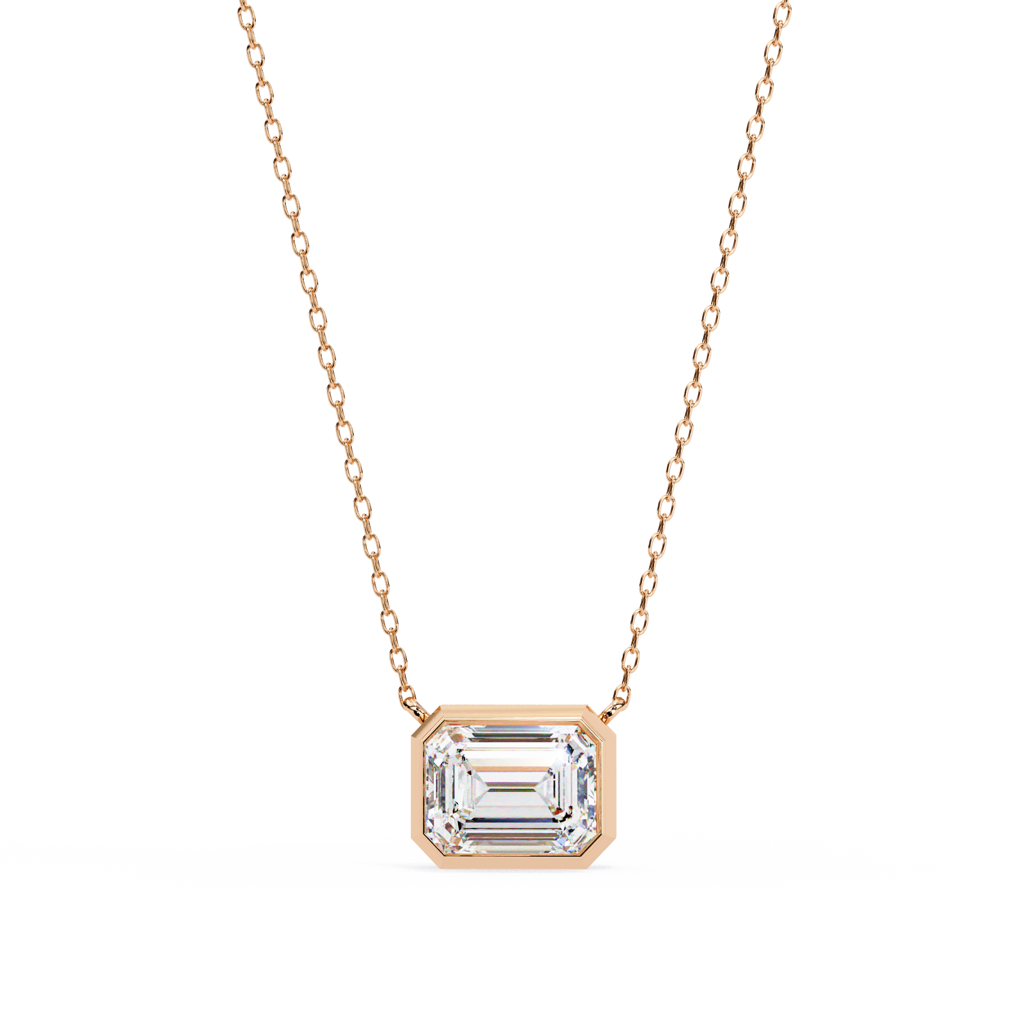 Bezel Emerald - 0.8 ct emerald