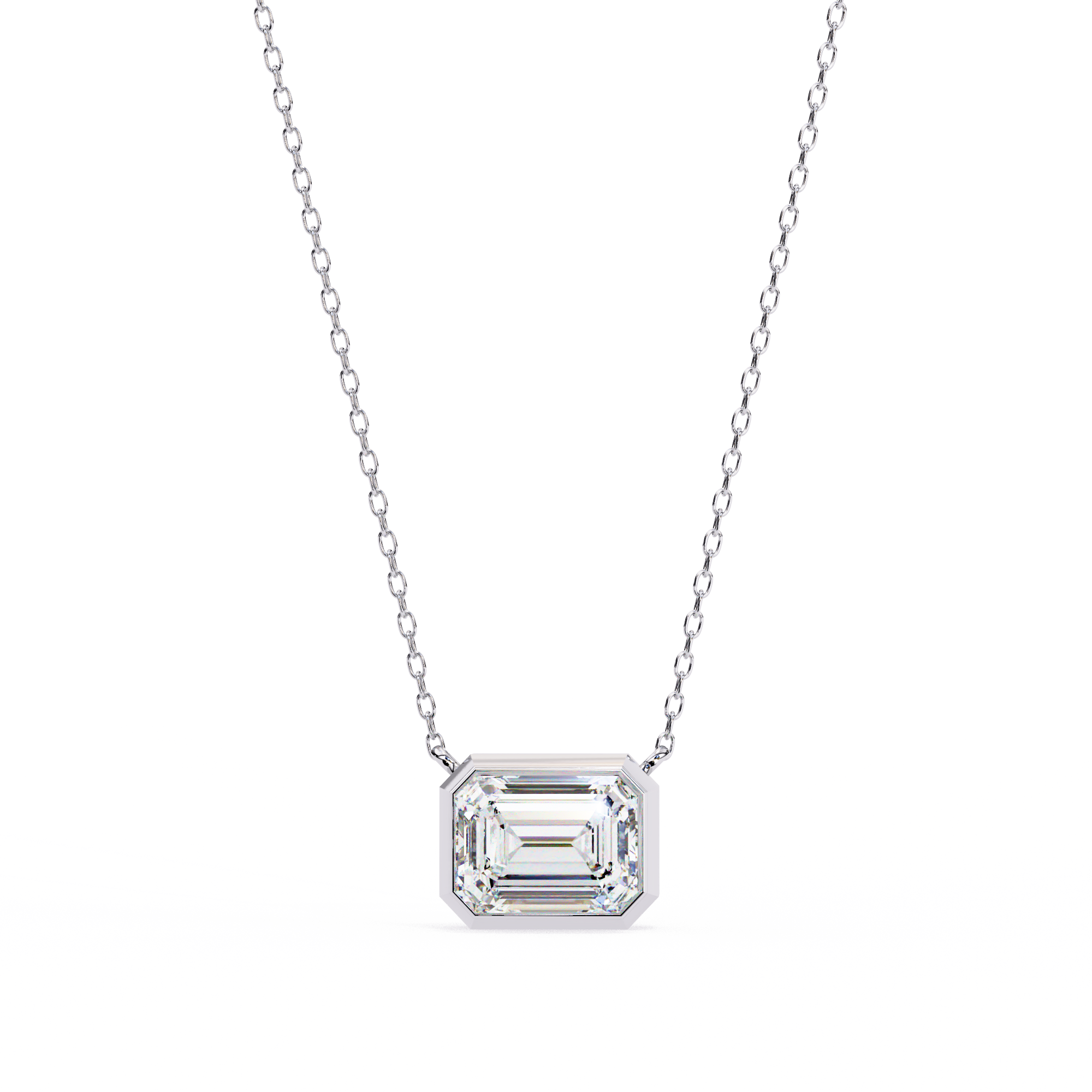 Bezel Emerald - 0.8 ct emerald