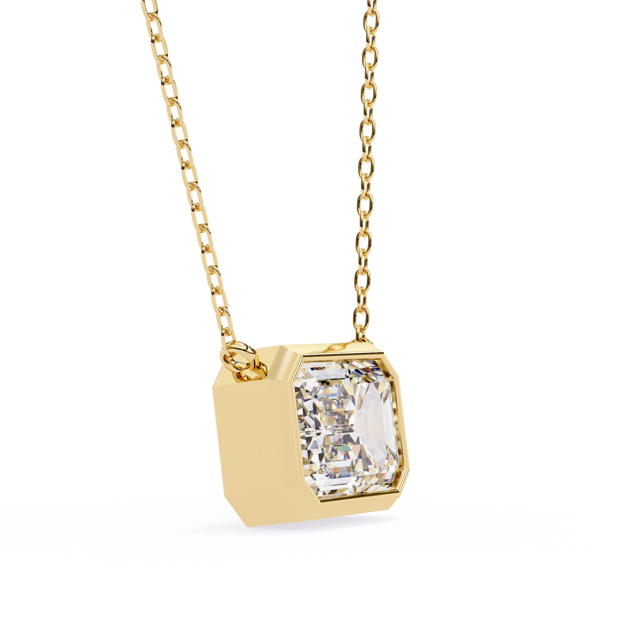 Bezel Emerald - 0.8 ct emerald