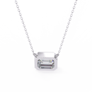 Bezel Emerald - 0.8 ct emerald
