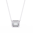 Bezel Emerald - 0.8 ct emerald
