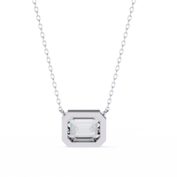 Bezel Emerald - 0.8 ct emerald
