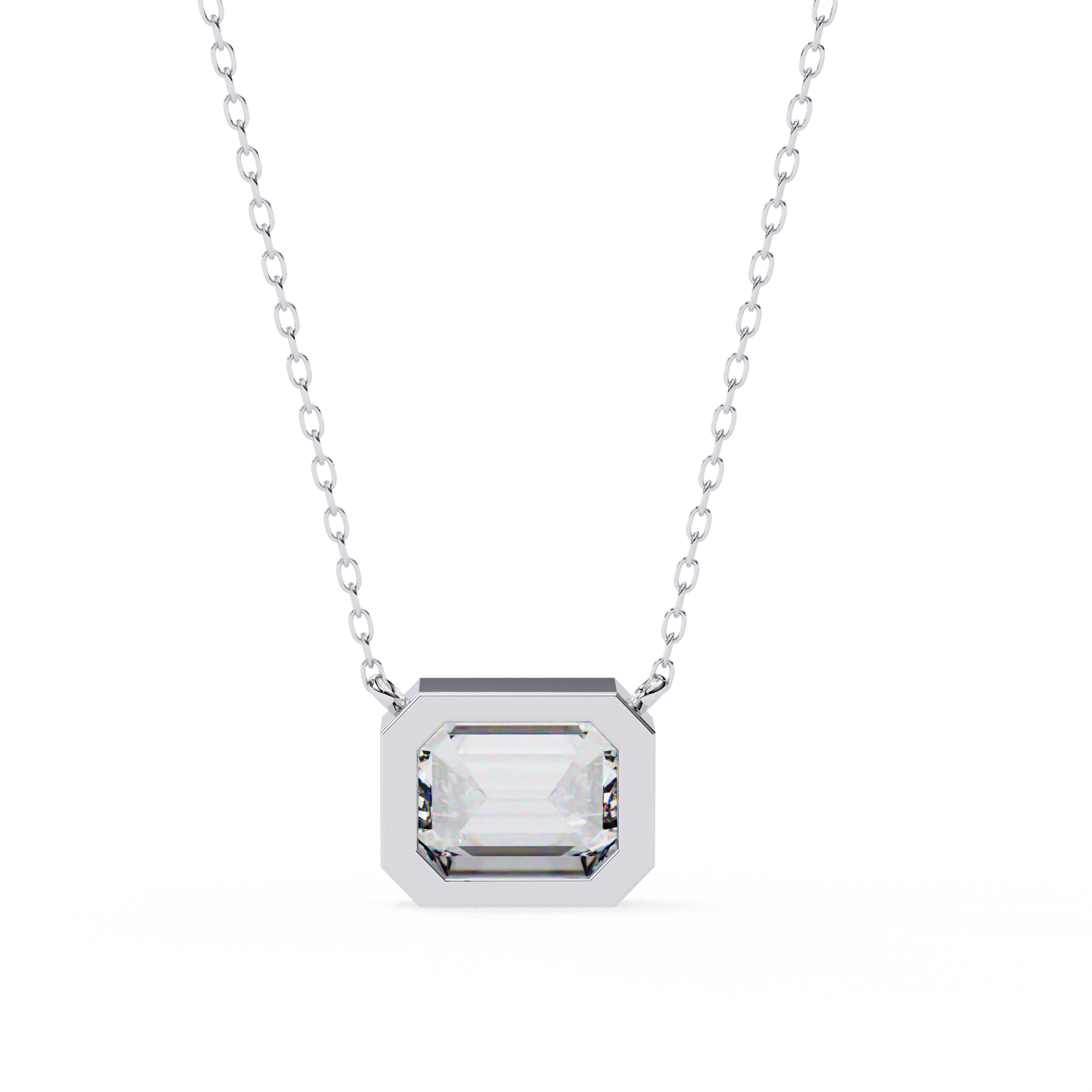 Bezel Emerald - 0.8 ct emerald