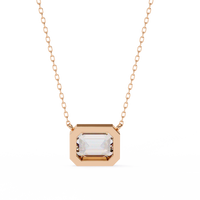 Bezel Emerald - 0.8 ct emerald