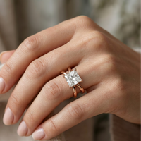 Criss-Cross Ring - Princess 1.5ct