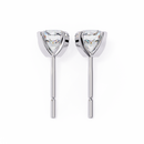 2.5 cts Round studs - 4 prong setting