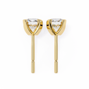 2.5 cts Round studs - 4 prong setting