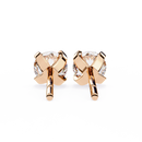 2.5 cts Round studs - 4 prong setting