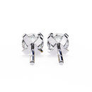 2.5 cts Round studs - 4 prong setting