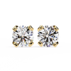 2.5 cts Round studs - 4 prong setting