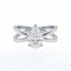 Criss-Cross Ring - Pear 0.5ct