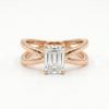 Criss-Cross Ring - Emerald 0.5ct