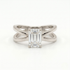 Criss-Cross Ring - Emerald 0.5ct