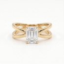 Criss-Cross Ring - Emerald 2ct