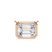 Bezel Emerald - 0.8 ct emerald