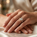 Twist Solitaire Ring - Heart 1ct