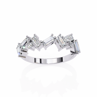Mosaic Baguette Ring