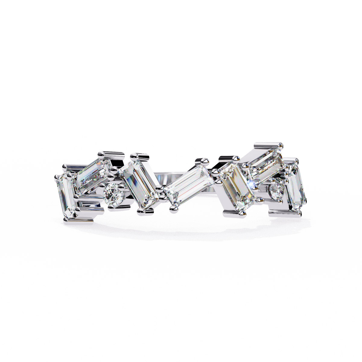 14 kt / White Gold / 7