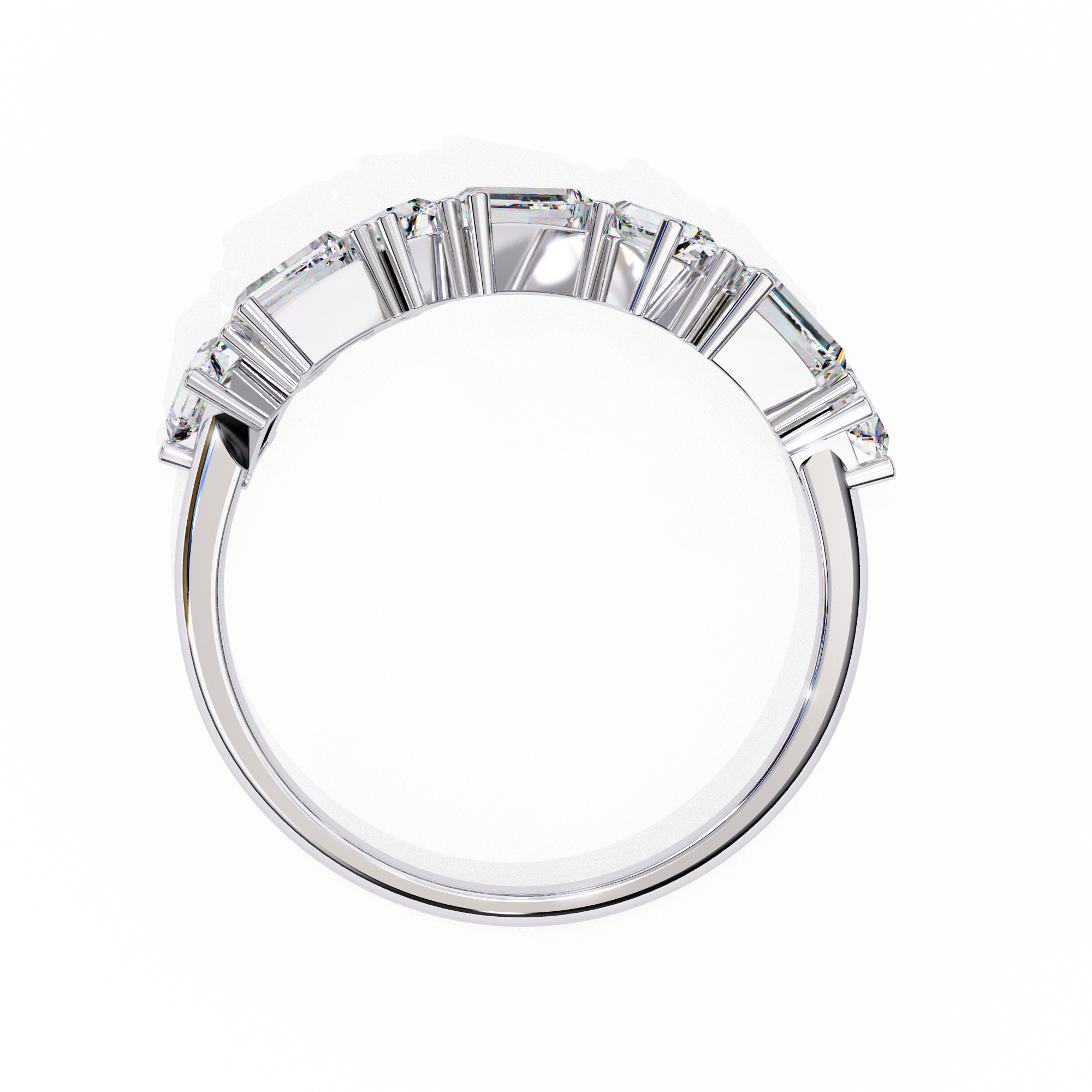 Mosaic Baguette Ring