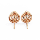 Teardrop Halo Earrings