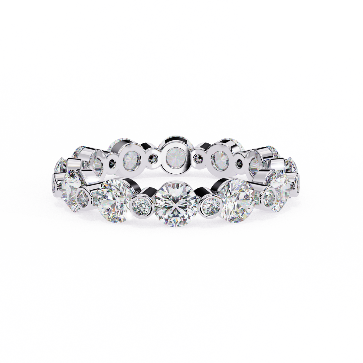 14 kt / White Gold / 7