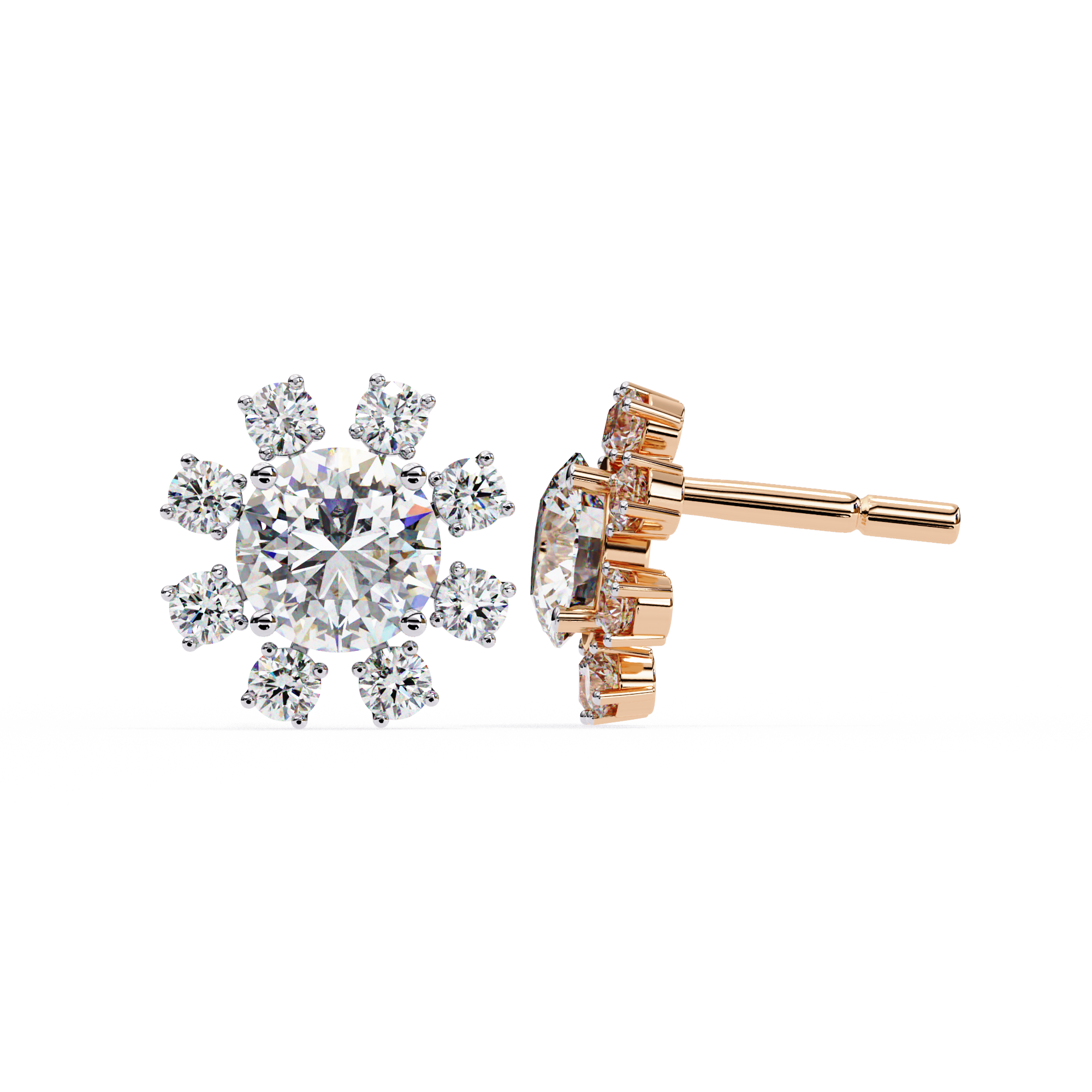 Sunbeam Cluster Earrings