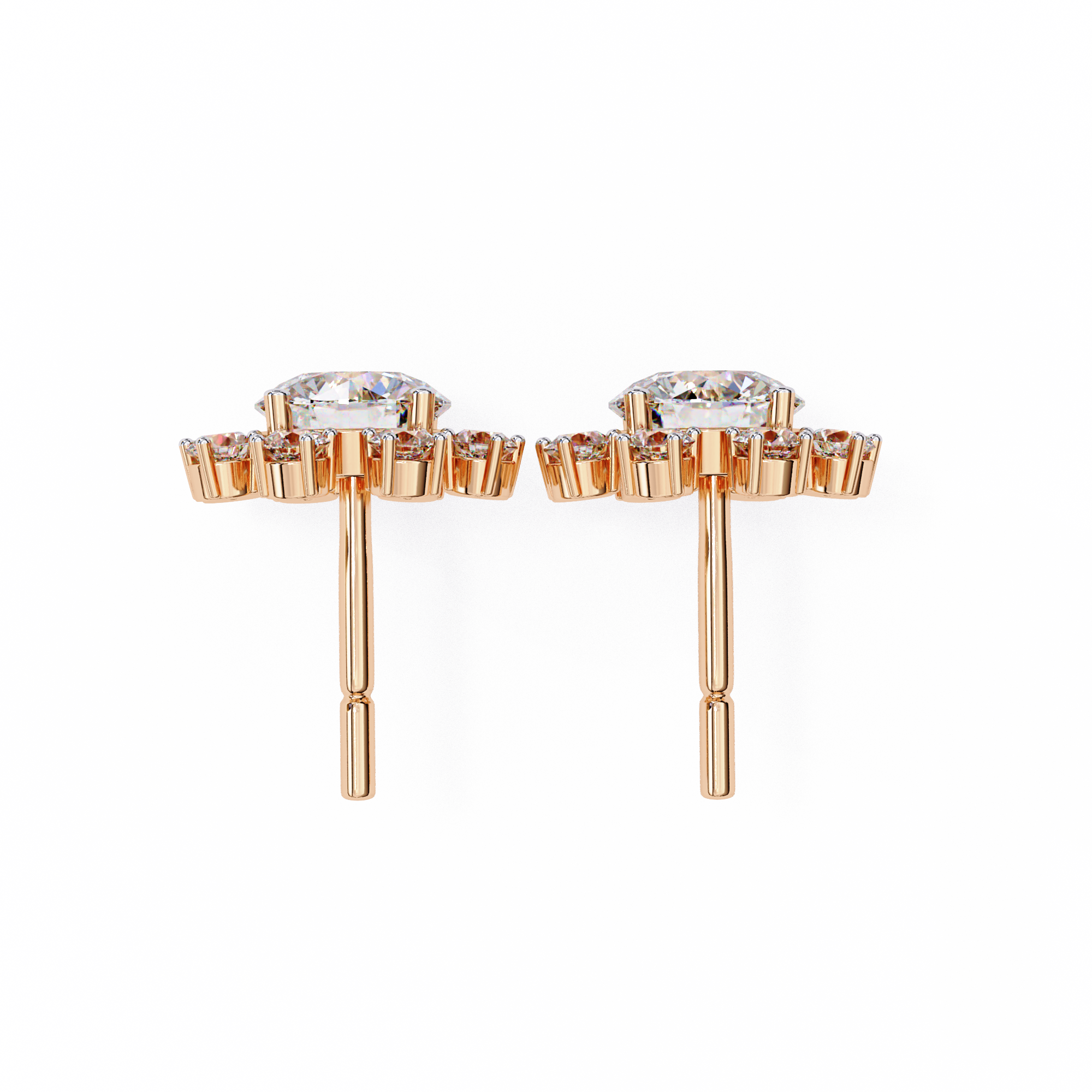 Sunbeam Cluster Earrings