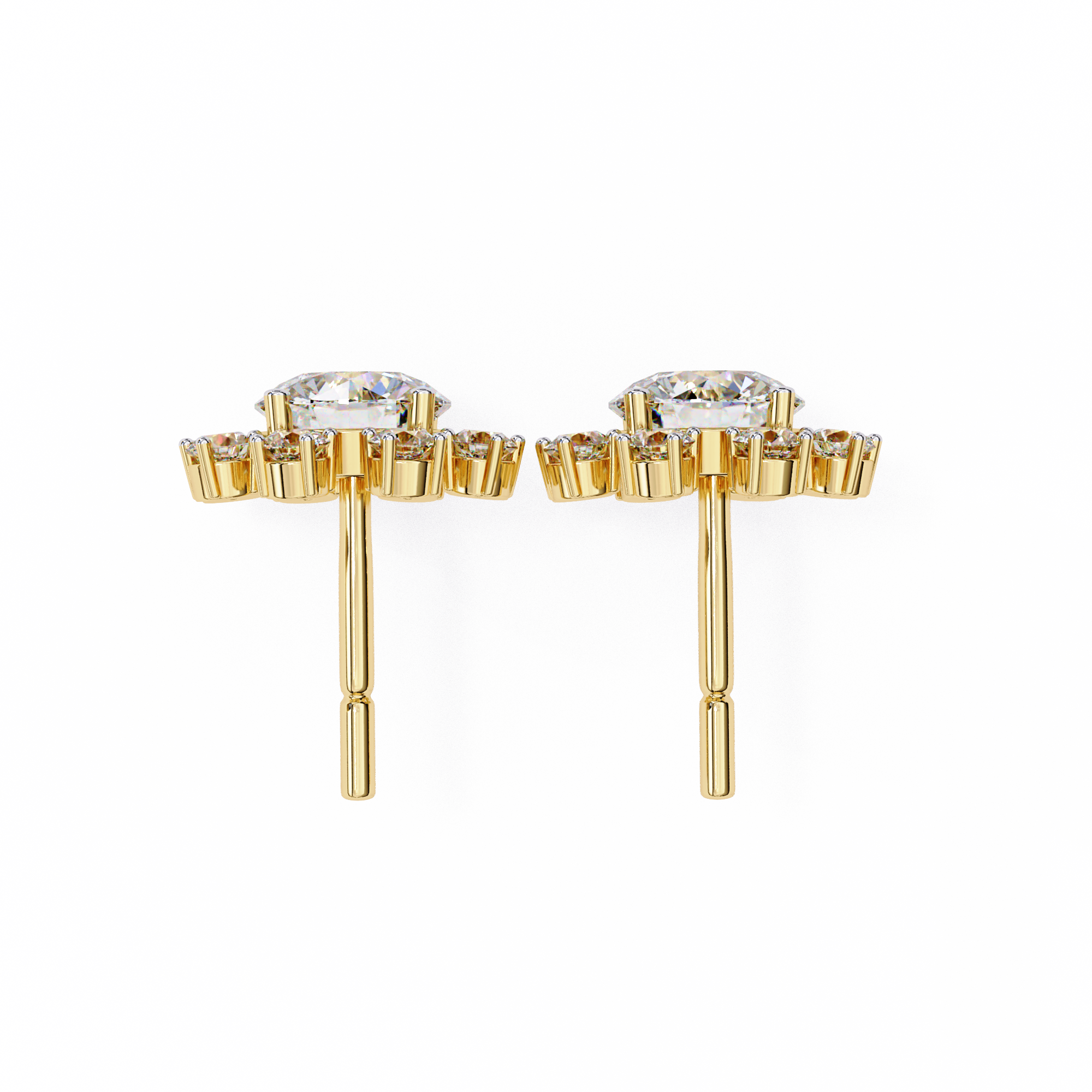 Sunbeam Cluster Earrings