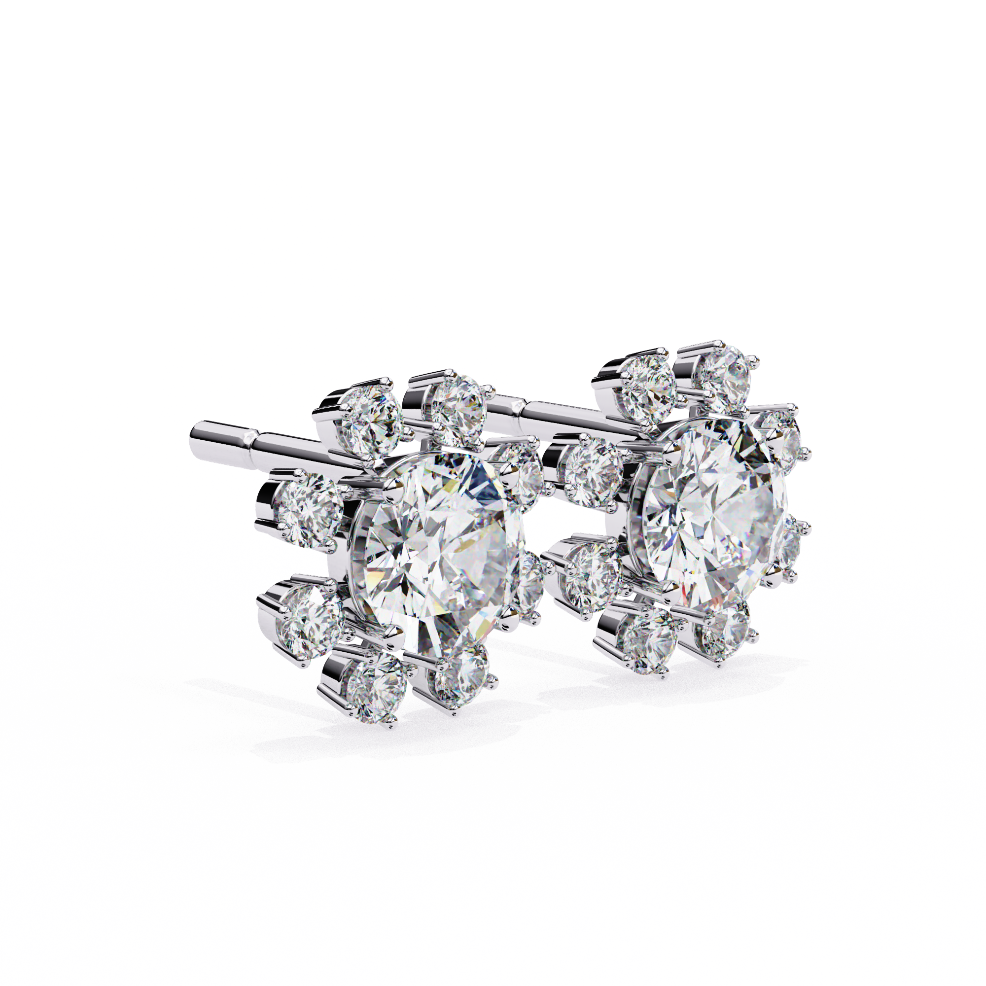 Sunbeam Cluster Earrings