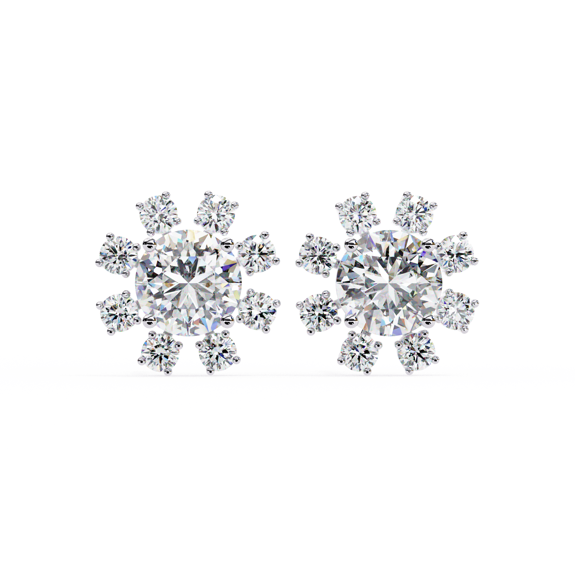 Sunbeam Cluster Earrings