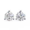 1 ct Round studs - Martini setting