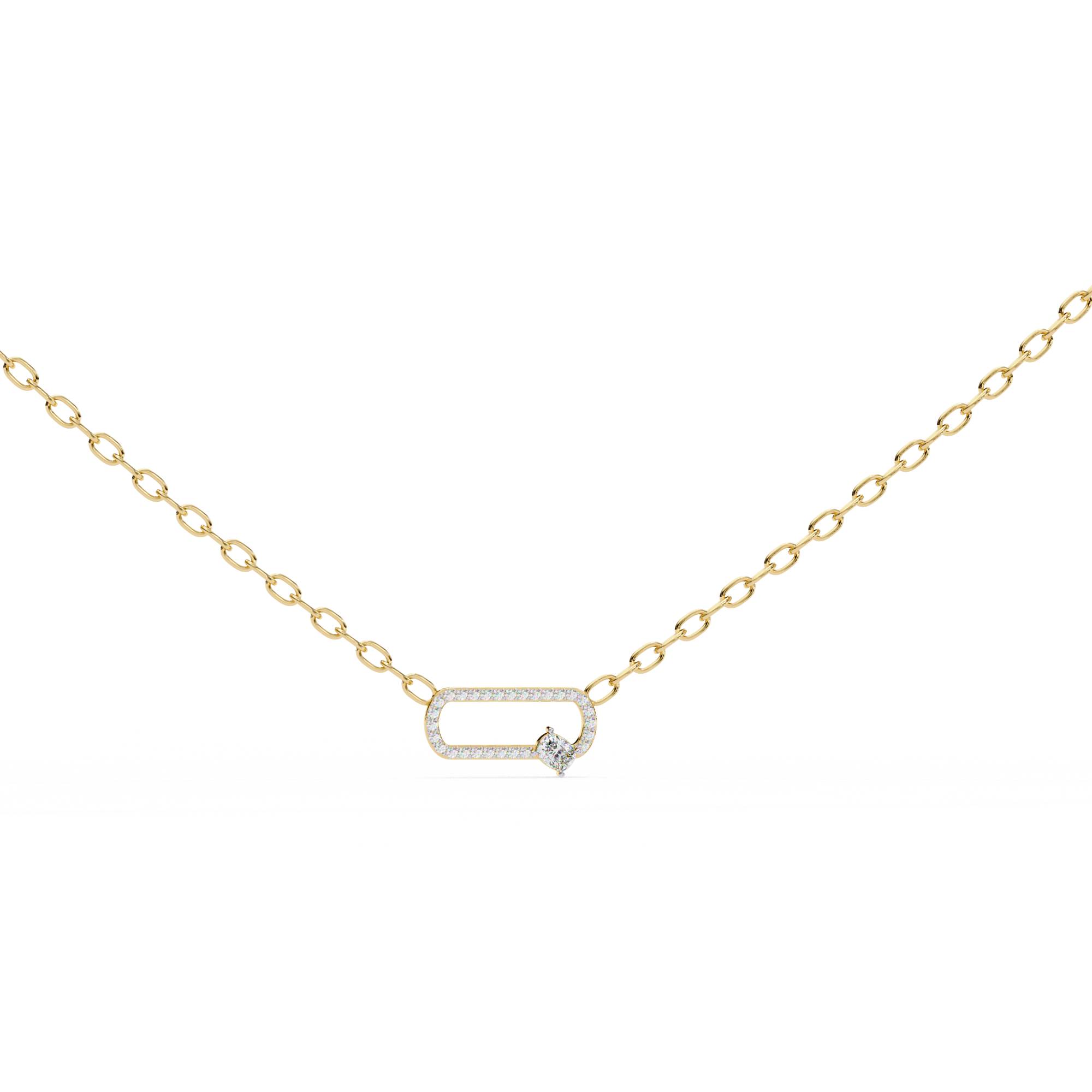Linear Spark Necklace