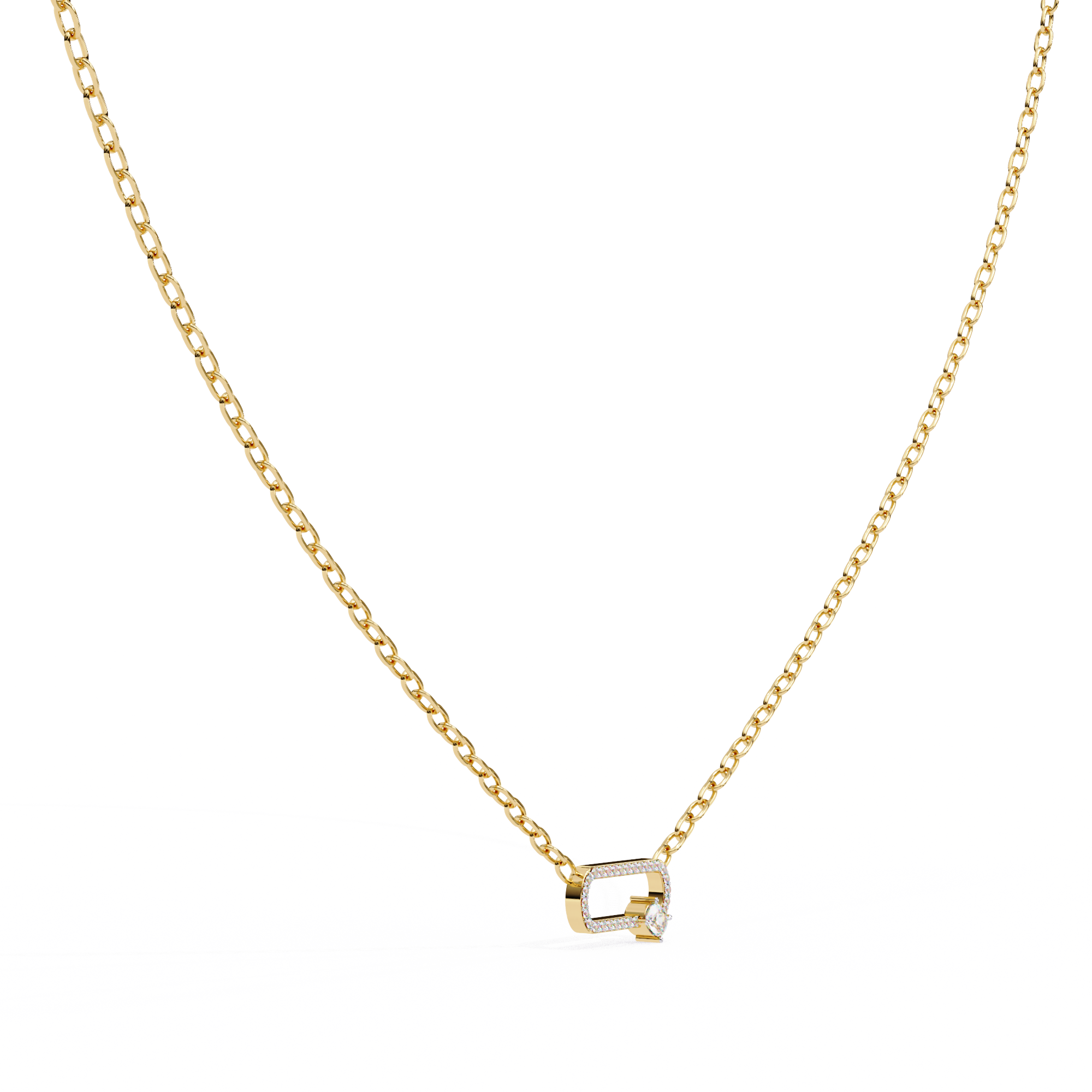 Linear Spark Necklace