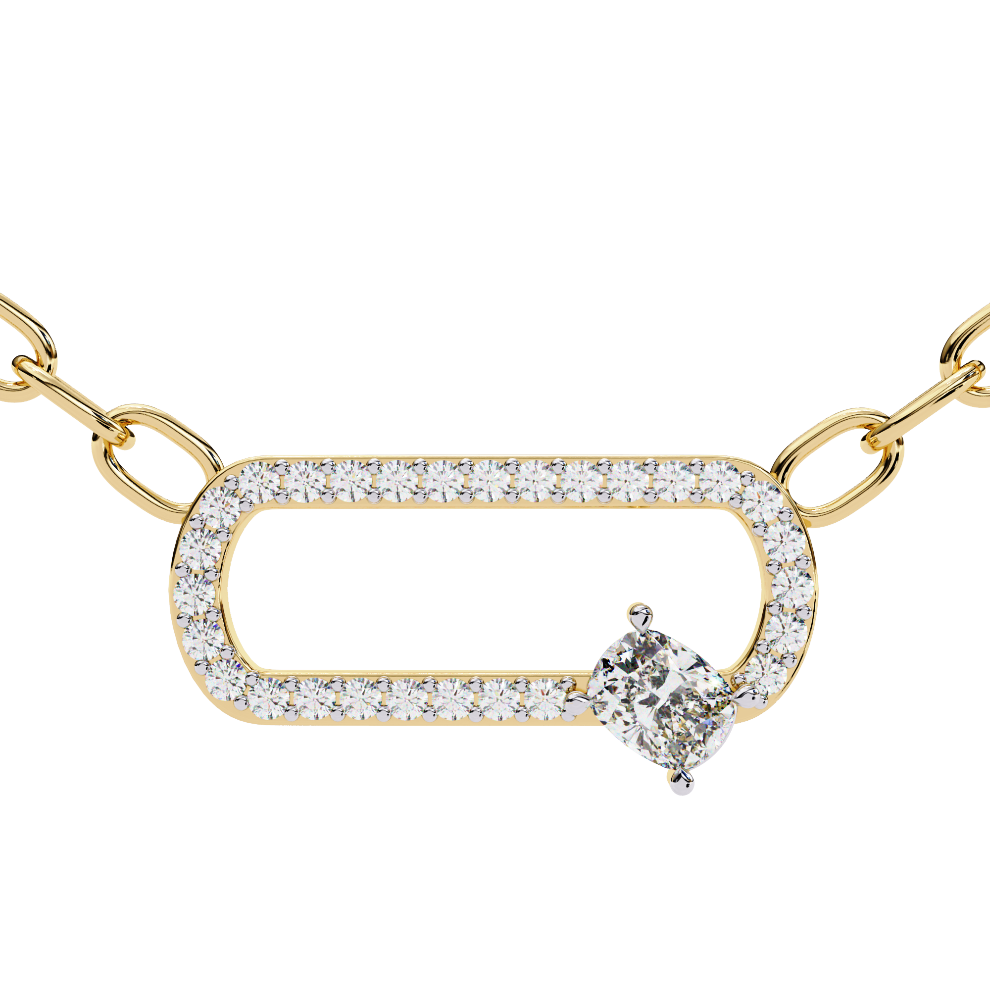 Linear Spark Necklace