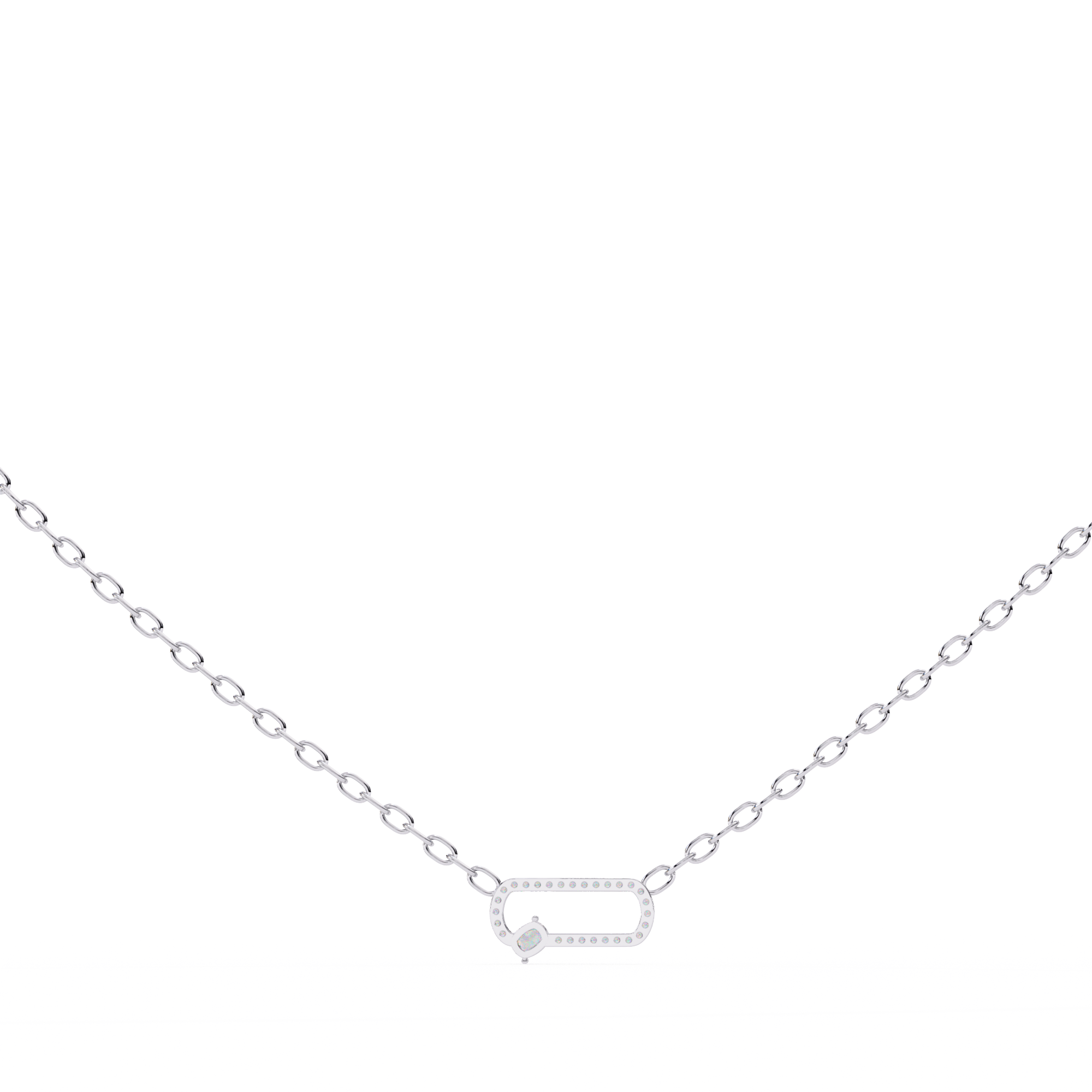 Linear Spark Necklace