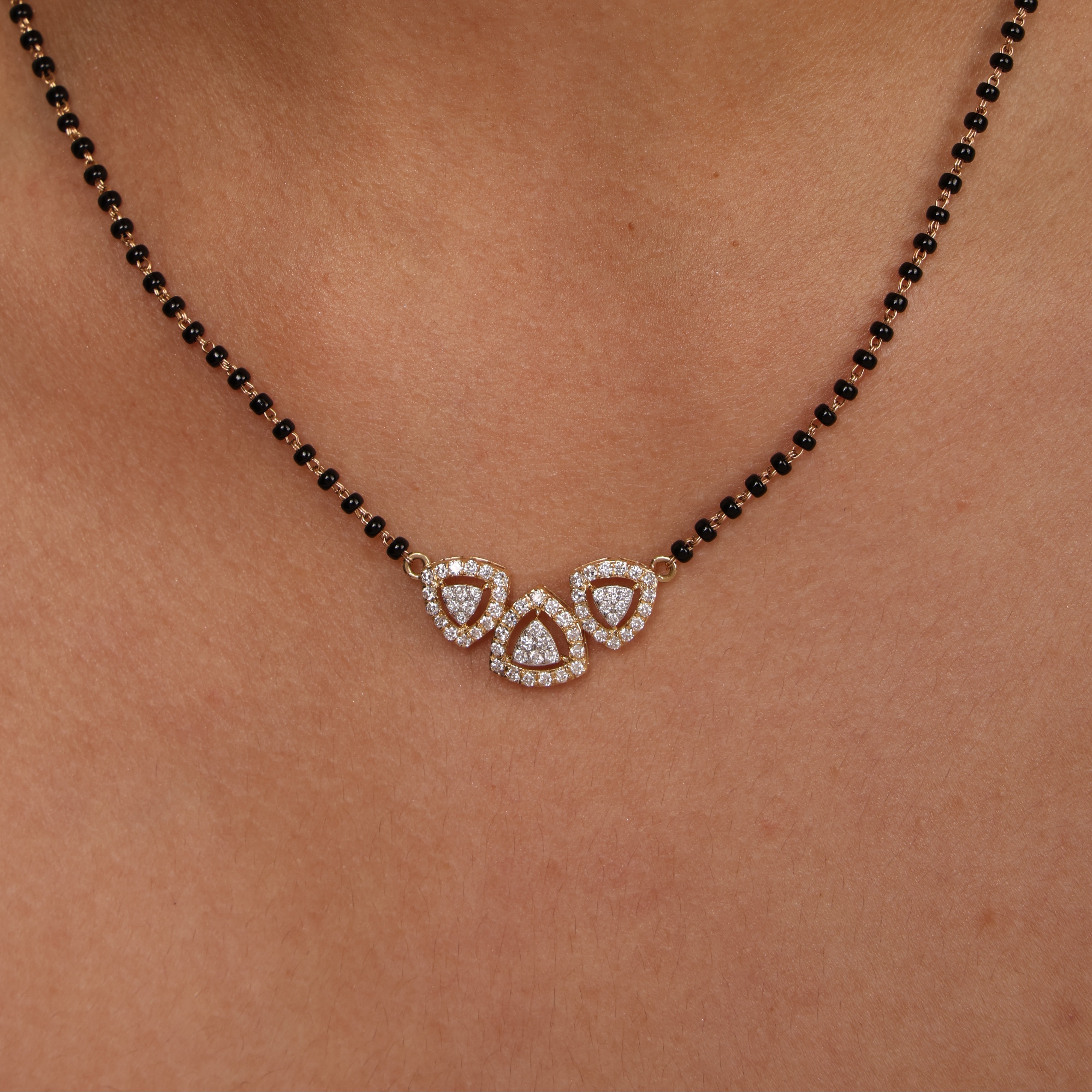Trio Triangle Mangalsutra