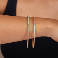 The Classic Diamond-Line Bangle