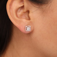Square Cluster Halo Studs