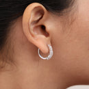 Ziva Diamond Hoops