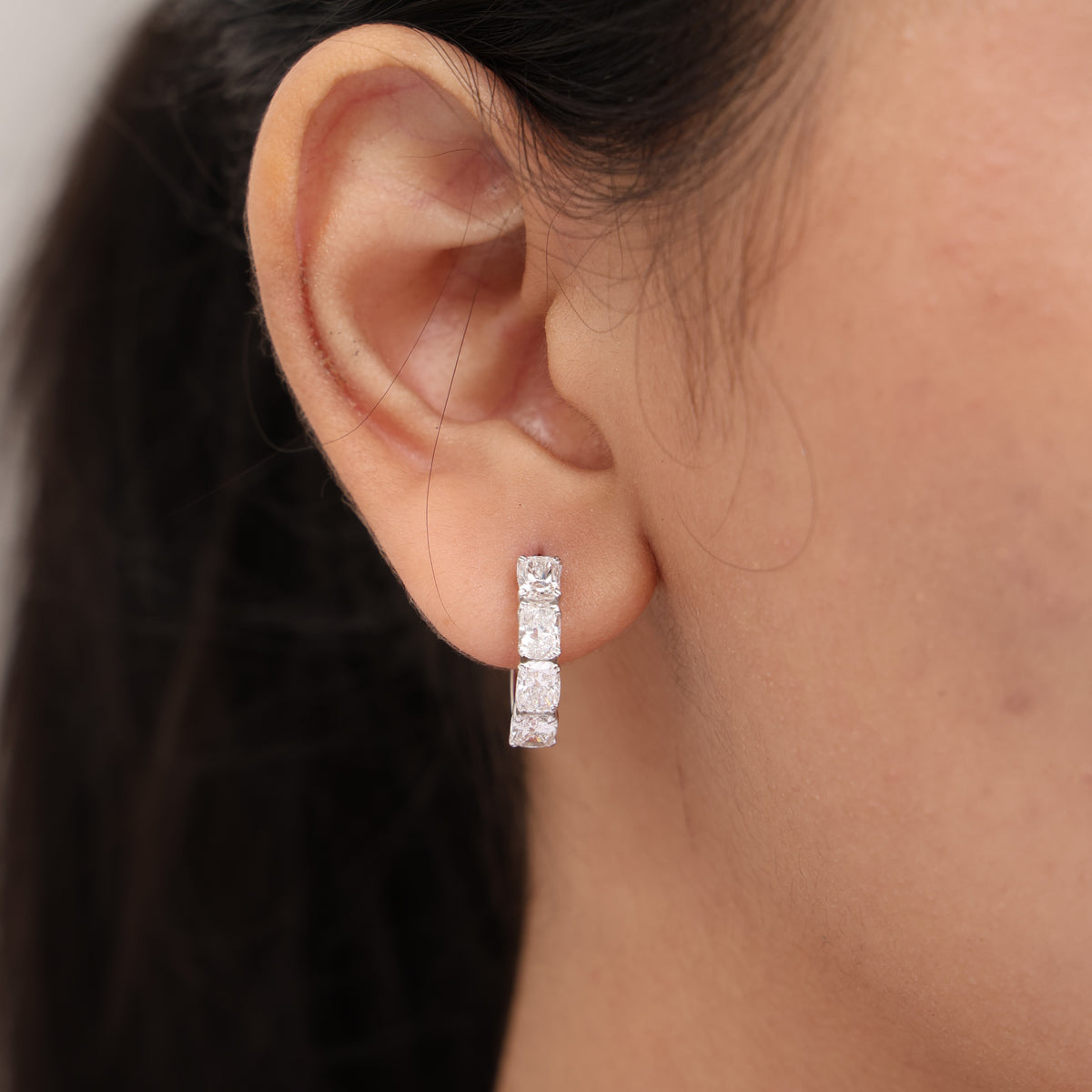 Ziva Diamond Hoops