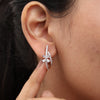 Fleur Diamond Hoops