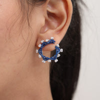 Elara Sapphire Mini Earrings