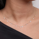 Aria Drilled Diamond Drop Chain