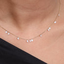 Aria Drilled Diamond Drop Chain