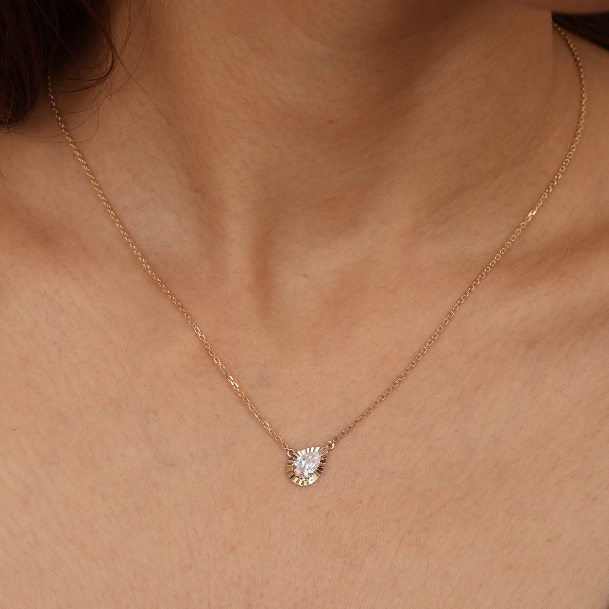 Radiant Teardrop Necklace